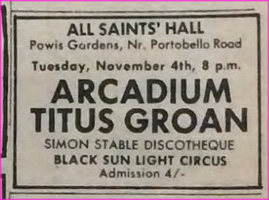 Black Sun Light Circus (London)
